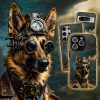 Steampunk German Shepherd Phone Case